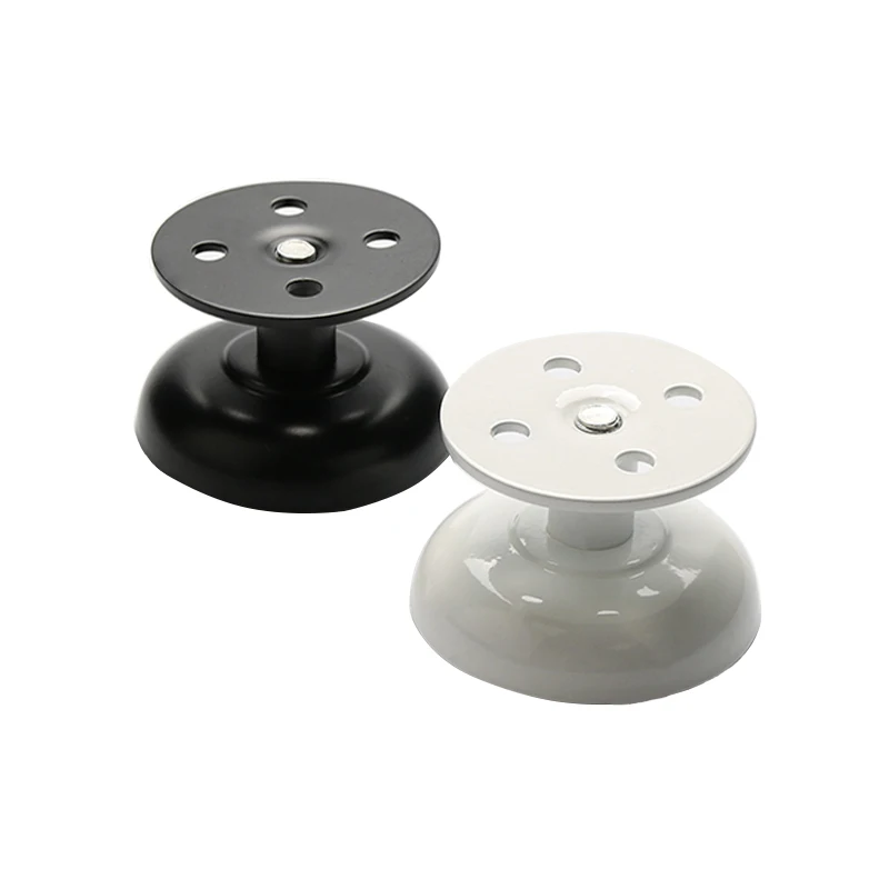 

4Pcs White Black Lacquer Paint Short Stainless Steel Leveling Feet For Furniture Cabinet Cupboard