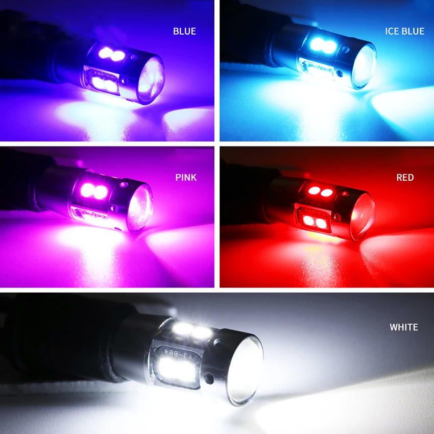 2 pz/lotto T10 lampadina a LED Super Bright 10-SMD 3030 chip 12-28V sostituzione lampadina a LED per luce targa porta auto
