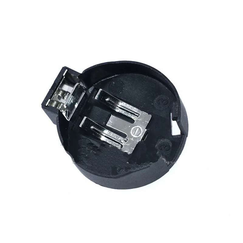 10 pçs/lote CR1220 CR2032 CR2450 3V plugue suporte da bateria suporte da bateria na bateria da tecla