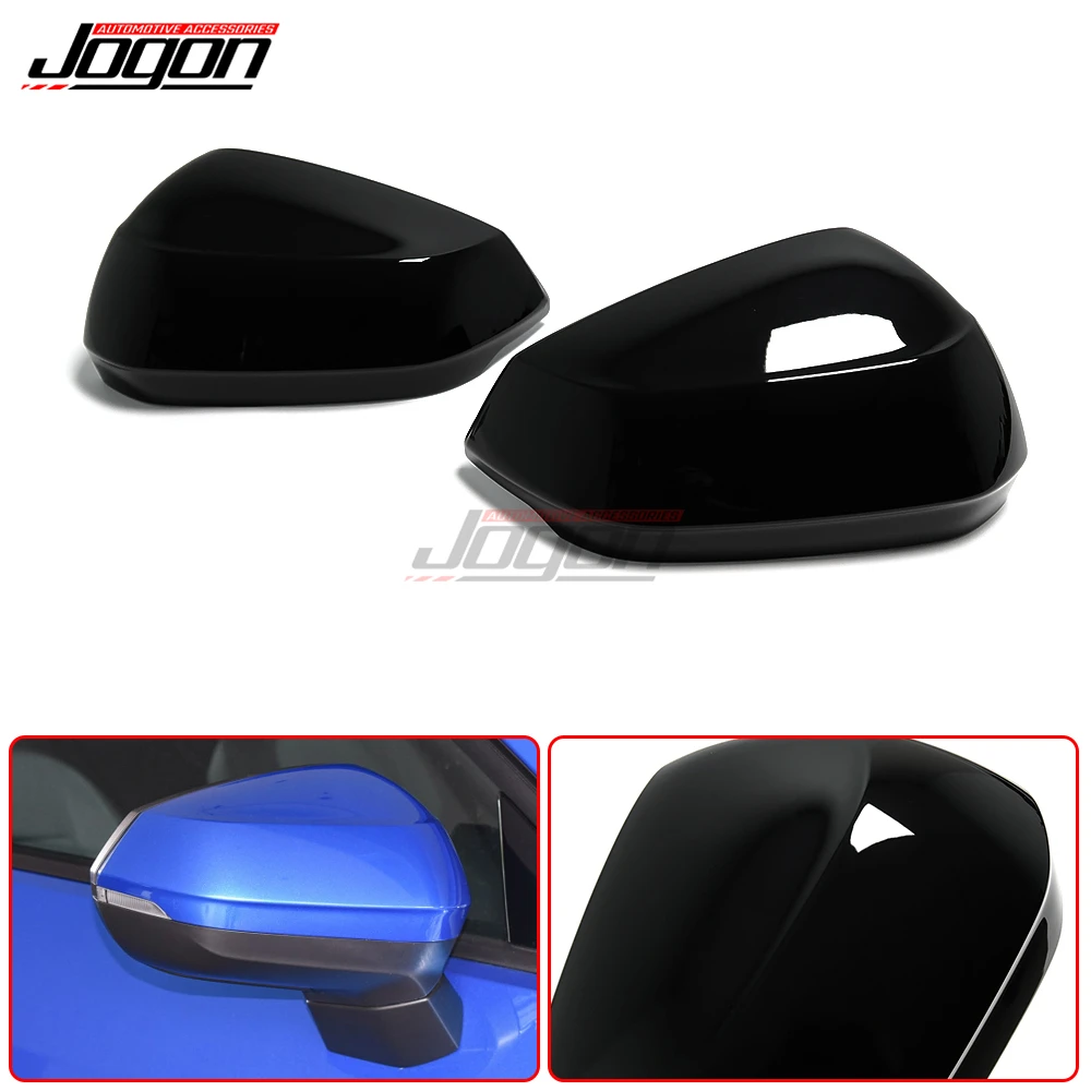 

For Audi Q2 2017-2021 Q3 F3 2019-2021 Gloss Black Side Wing Rearview Mirror Cover Case Caps Replace Shell Exterior Accessories