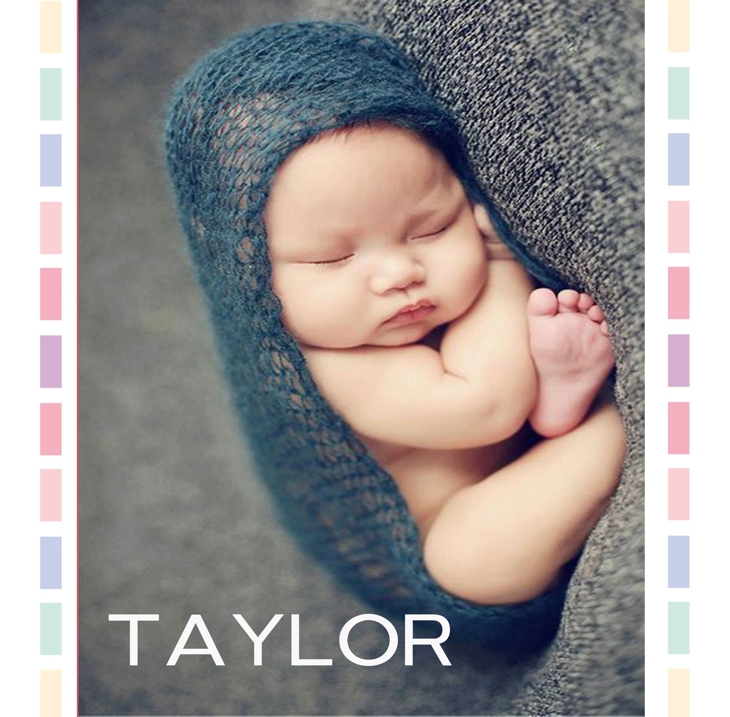 Personalized Baby Blanket Swaddling Baby Bedding Crib Swaddle Photo Blanket Newborn Infant Gift Baby Bed Blanket Birthday Gift