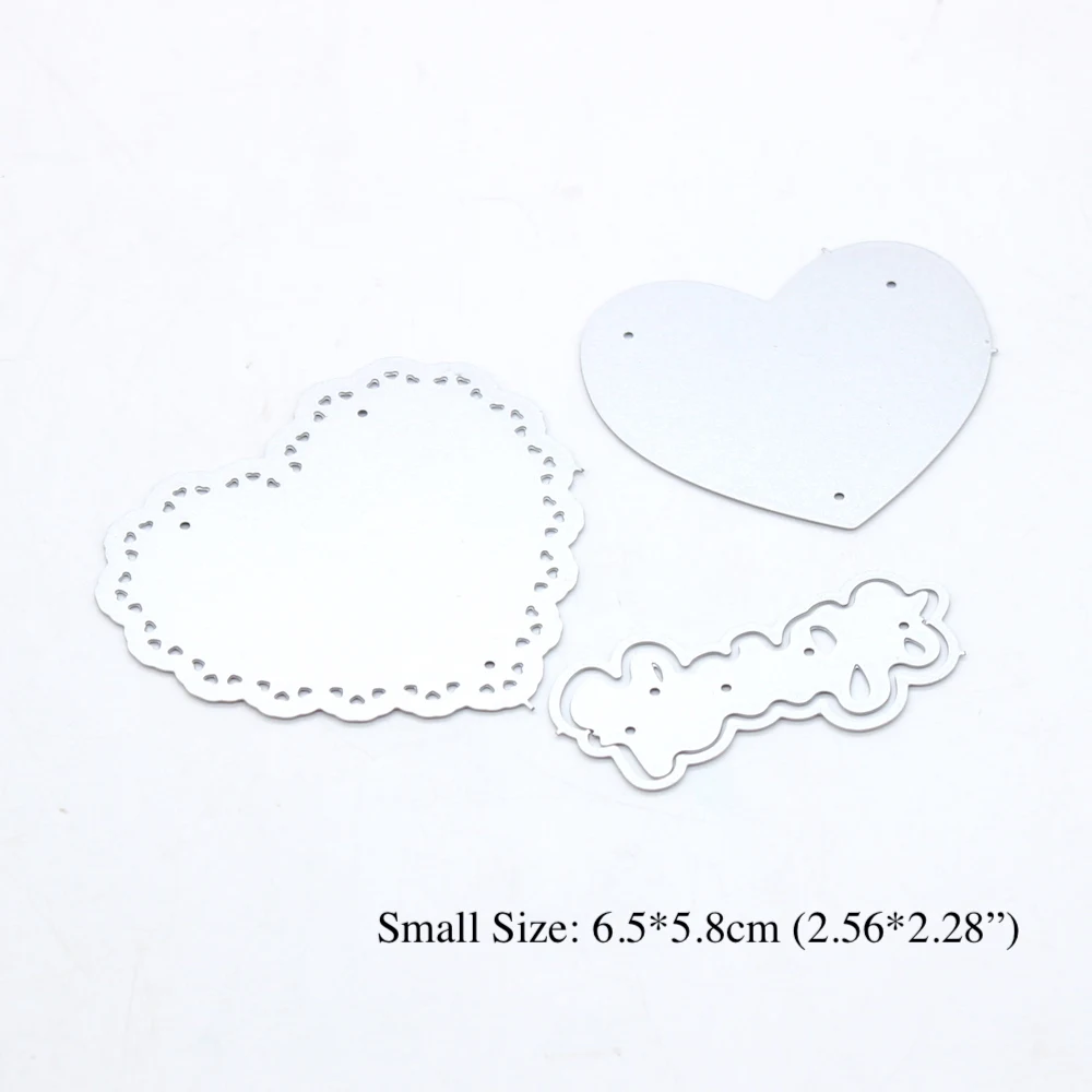 KLJUYP Valentine Heart Shaker Metal Cutting Dies Scrapbook Paper Craft Decoration dies scrapbooking