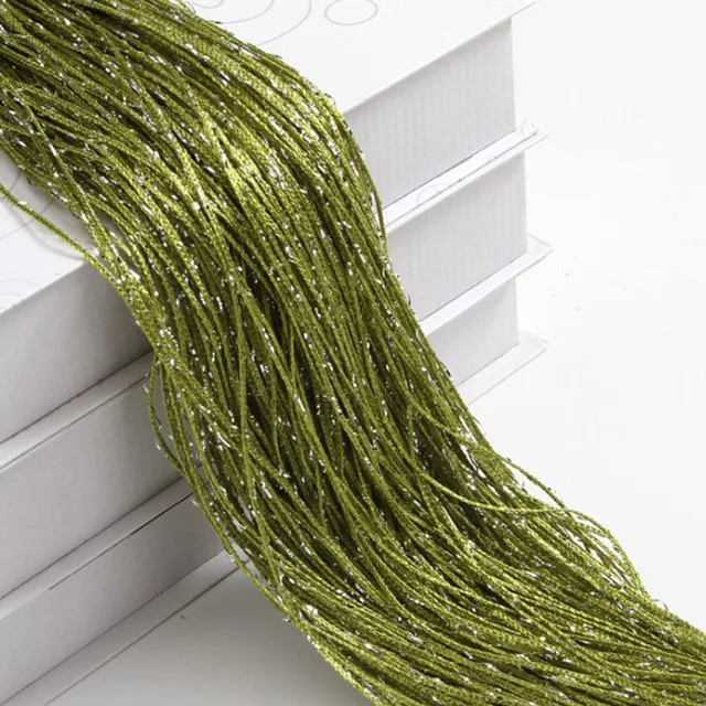 Nieuwe Glanzende Kwastje Zilveren Lijn String Gordijn 100x200 cm Volant Woonkamer Divider Bruiloft DIY Home Decor
