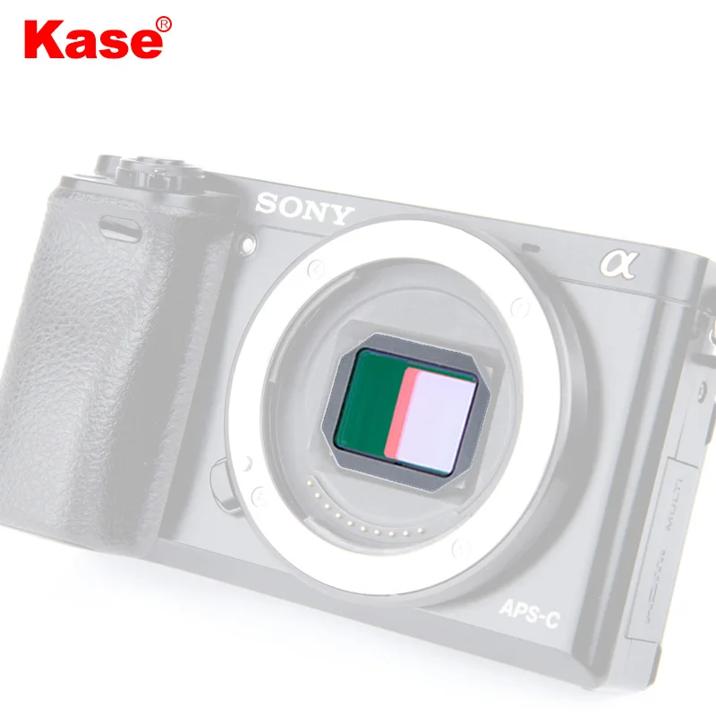 Filtre intégré magnétique Kase pour appareils photo demi-cadre Sony APS-C A6000 / A6100 / A6400/A6500/A6femelle