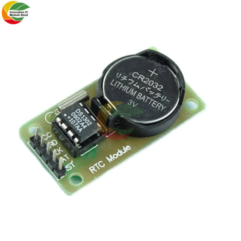 Ziqqucu New RTC DS1302 Real Time Clock Module for AVR ARM PIC SMD for Arduino Clock Module Development Board DIY Starter Kit