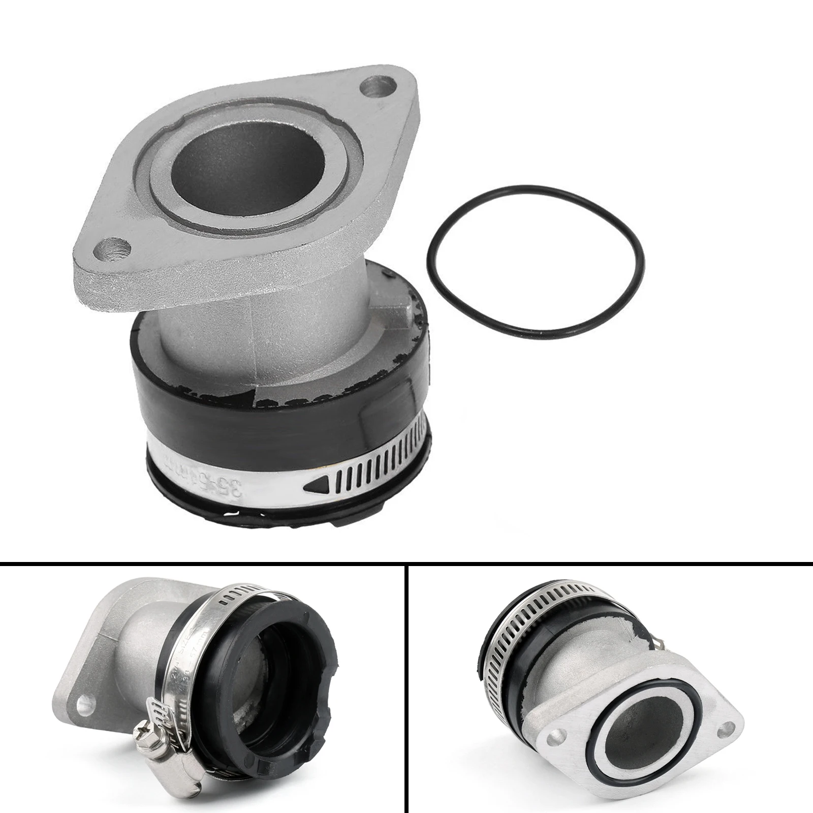 Artidatech-coletor de entrada do carburador, bota para yamaha bear tracker 250 big bear 350 4xe-13586-00-00, motocicleta