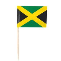 Jamaica Toothpick Flag Jamaican National Small Mini Cocktail Fruit Cupcakes Toppers Food Stick Flags Decoras For Party Cocktails