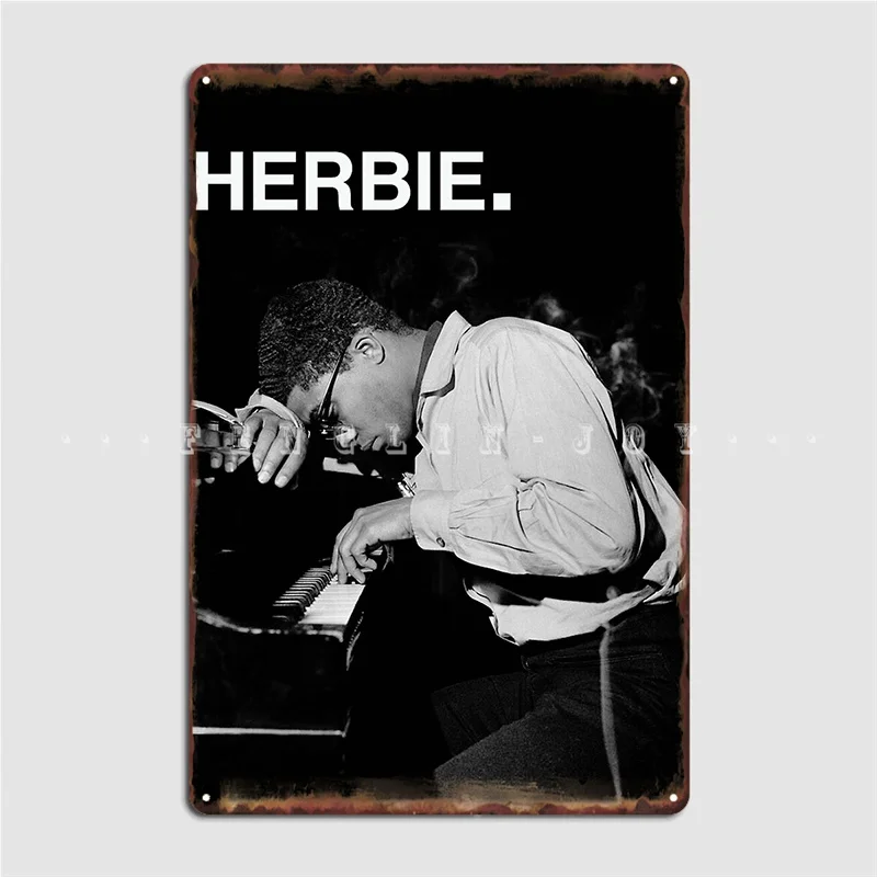 Herbie Hancock Metal Sign Club Wall Vintage Garage Decoration Tin Sign Poster