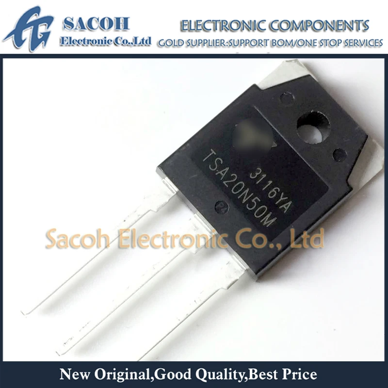 

10Pcs FSA24N50 or TSA24N50M or FSA20N50 or TSA20N50M TO-3P 24A 500V Power MOSFET transistor