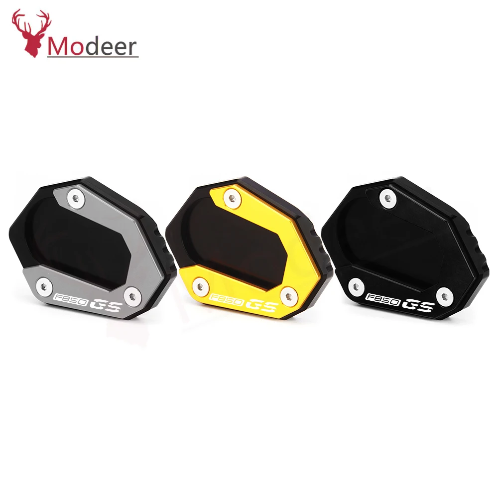 Motorcycle Kickstand For BMW F750GS F850GS F 850GS Adventure F750 F850 GS Side Stand Enlarger Extension Plate Aluminum Alloy