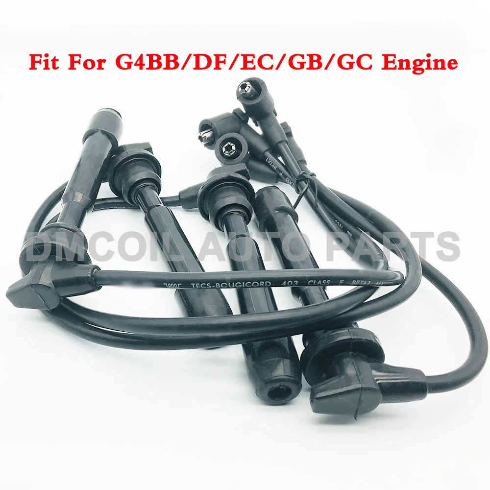 1 SET IGNITION WIRE FOR HYUNDAI COUPE ELANTRA LANTRA II MATRIX TRAJET TUCSON i30 KIA CARENS II CEE'D CERATO SPORTAGE 27501-23B00