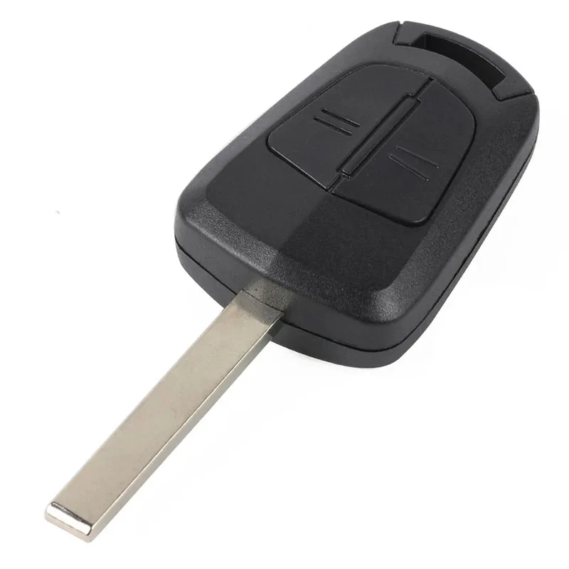 Keyecu etui na kluczyki do samochodu Case Fob 2 przycisk do opla Vauxhall Astra H, Zafira B 2005 2006 07 08 2009, Corsa D, z ostrzem HU100