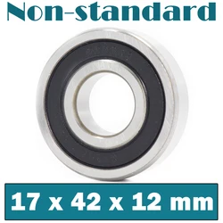 174212 비표준 볼 베어링 17*42*12mm (1 PC) 내경 17 mm 외경 42 mm 두께 12 mm 베어링