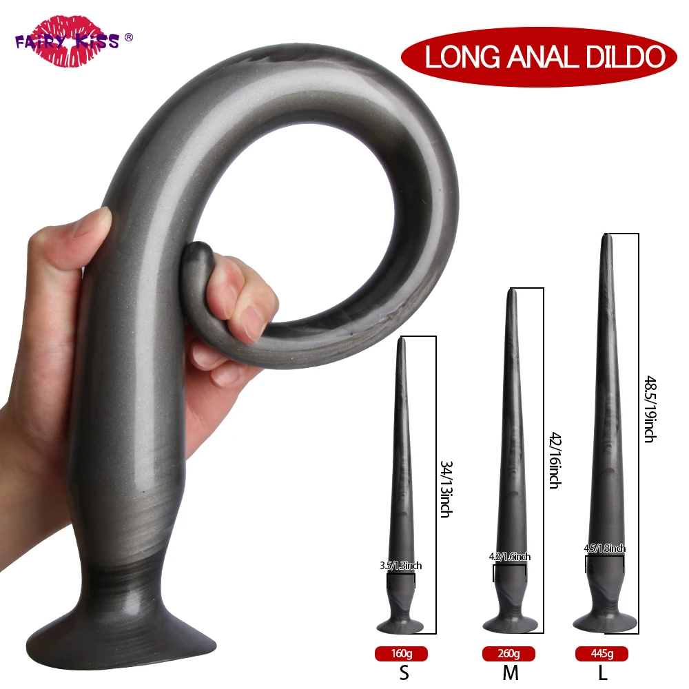 50cm Anal Sex Toys Super Long Anal Plug Prostate Massager Stimulator Buttplug Adults Only Erotic Toys For Women Men Butt Plug B