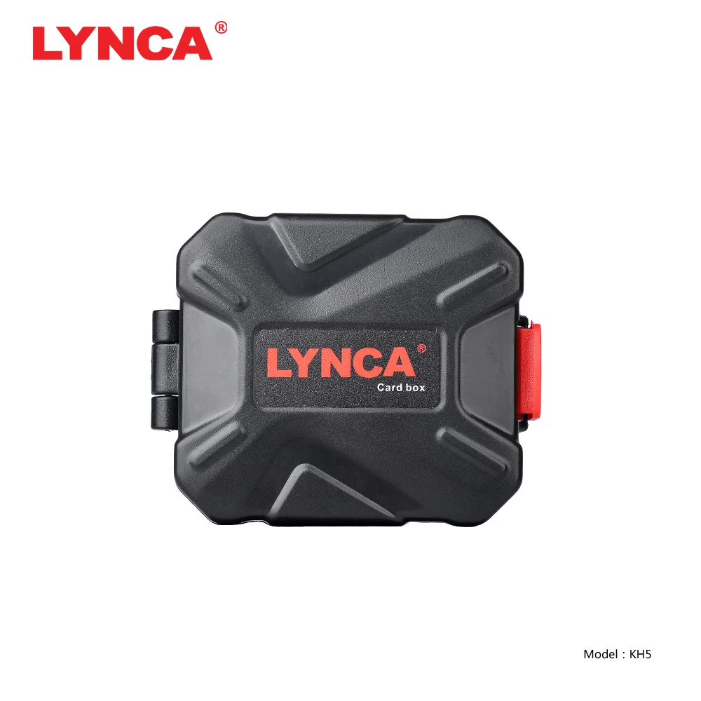 LYNCA Waterproof Memory Card Case Holder Storage Sim Micro TF SD Card Case Storage Box Holder Wallet Bag Carrying Pouce Case