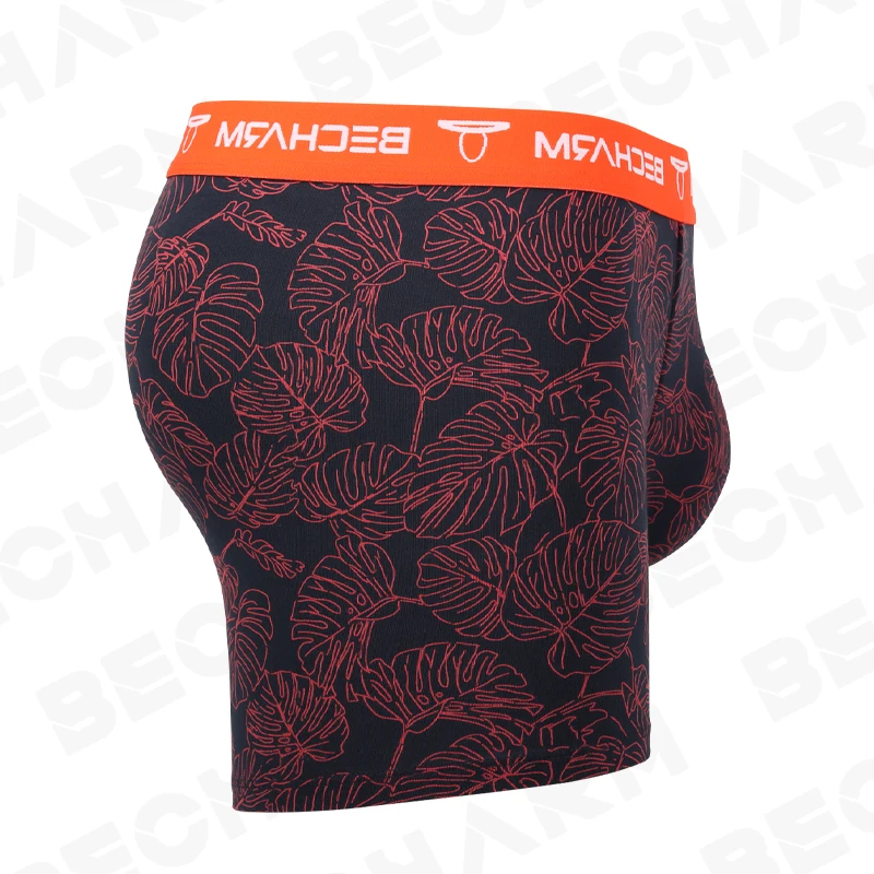 New Men\'s Boxers Shorts Panties Printing Black Red Large Size Set of Men Underpants Male Briefs Boxer Sexy Clothing Short Homme