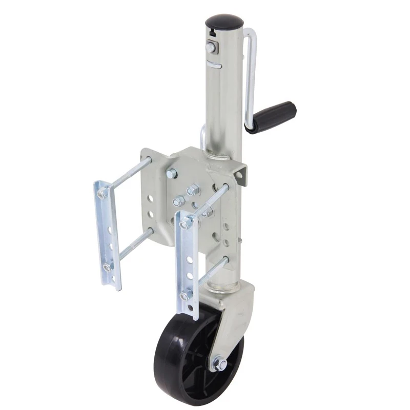 EgoTrailer 6inch solid wheel 1200LBS Trailer jack jockey wheel boat RV trailer parts accessories