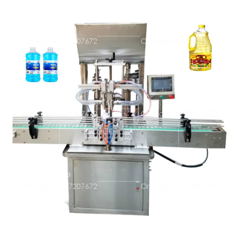 ของเหลวอัตโนมัติและวางเครื่องบรรจุ Jar เติมเครื่องสำอางค์ครีมน้ำผึ้งซอส