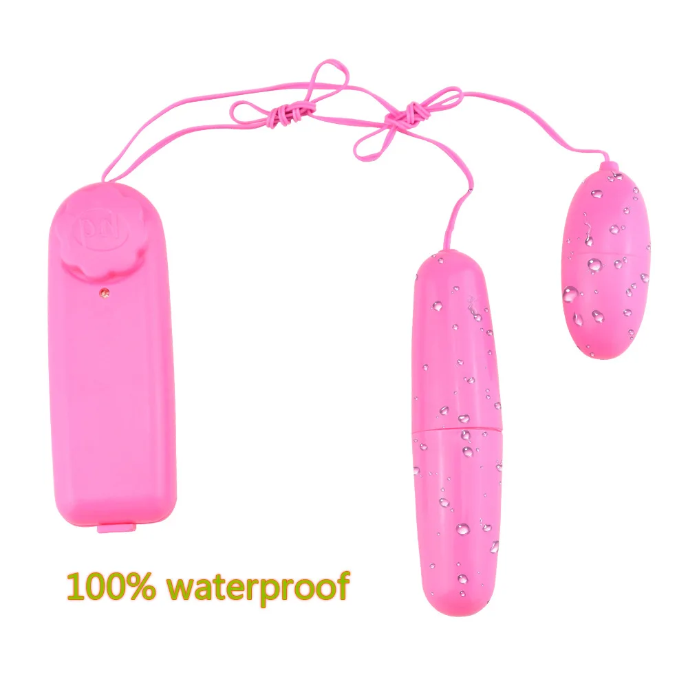 Waterproof Vibrator Mute Mini Vibrators for Women Clítoris Double Sex Egg For Anal and Vagina Sex Toys