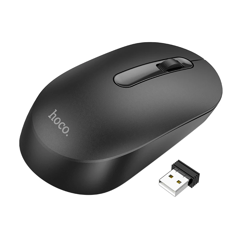 HOCO USB Wireless mouse computer mouse 1200DPI adjustable Ergonomic optical Mouse silent mouse wireless For Mac PC Laptop