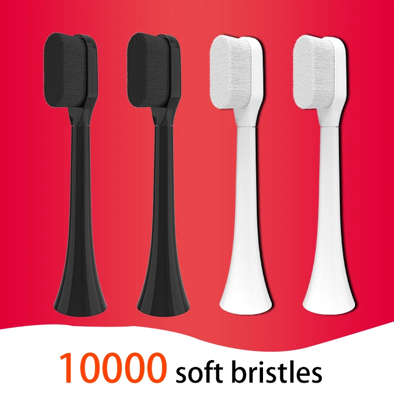 Soocas-Têtes de brosse à dents électrique bery pour enfants, têtes de rechange pour Xiaomi ata jia SOOCAS X5 pour enfants, 10000 poils