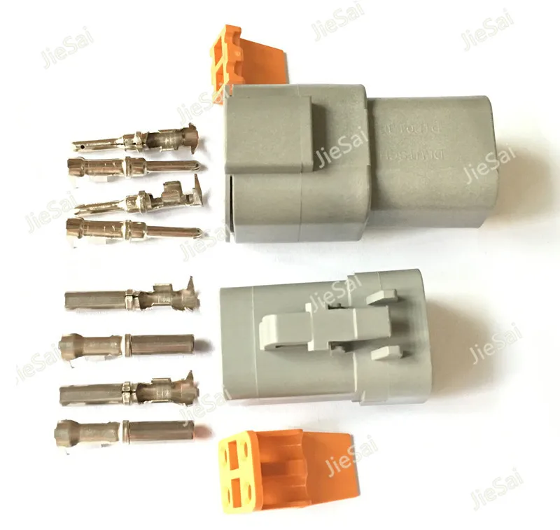 4 Pin DTP06-4S DTP06-4P Female And Male Waterproof Connectors DTP Wire Connector