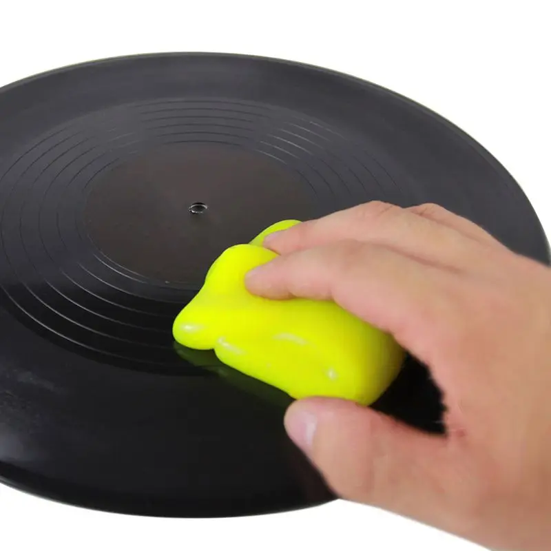 Magia Della Polvere Cleaner LP In Vinile Giradischi Giradischi Cartuccia di Pulizia Gomma Morbida Viscido Gel