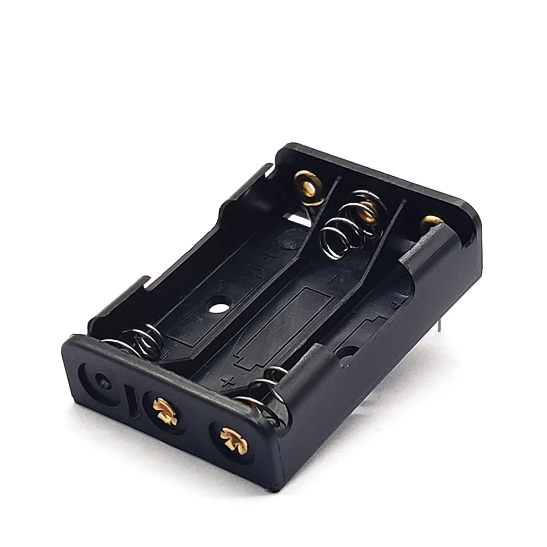 3*AAA Battery Holder With Pins AAA Battery Case 3 x 1.5V Battery Compartment Single 3AAA Battery Box With Pin 4.5V