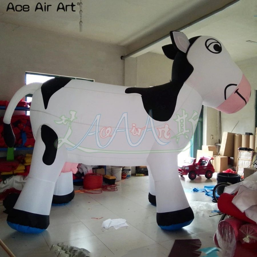 2022 Cheap Factory Price Inflatable Little Cow,Inflatable Dairy Cattle,Inflatable Animal Model For Ranch Made In China