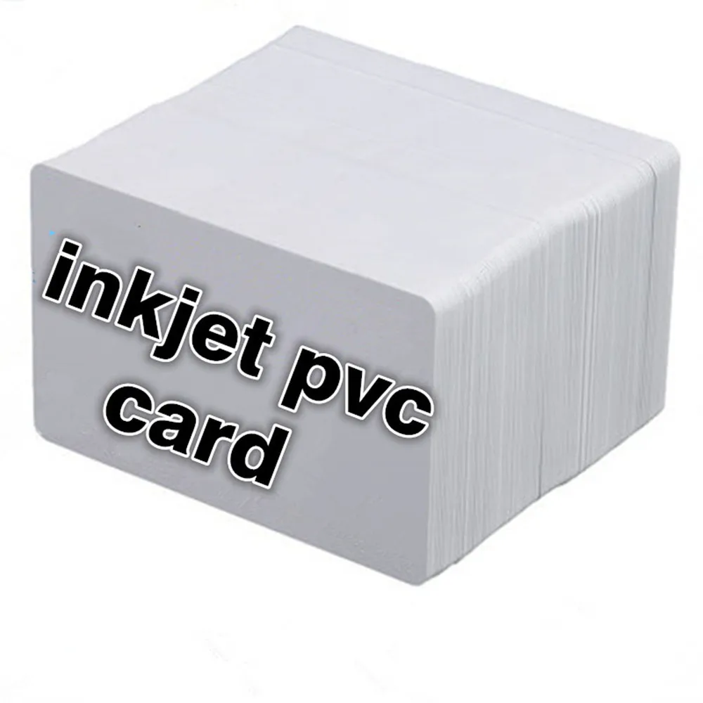 

100pcs Blank White PVC Plastic Blank Photo ID Card for Epson or Canon Printer