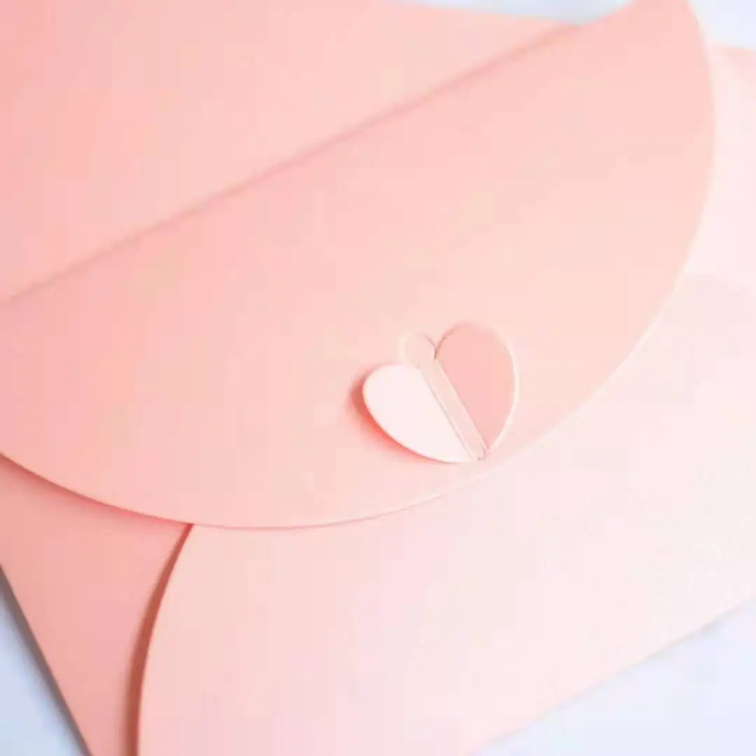 100pcs/Lot Mini Love Heart/  Envelopes for Wedding Party Invitations Gift Greeting Cute Envelope Letter Paper Gift Envelope