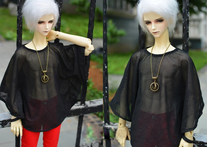 

D01-P610 Doll handmade clothes 1/4 1/3 uncle MSD SSDF SD doll Accessories Big swing bat t-shirt 1pcs