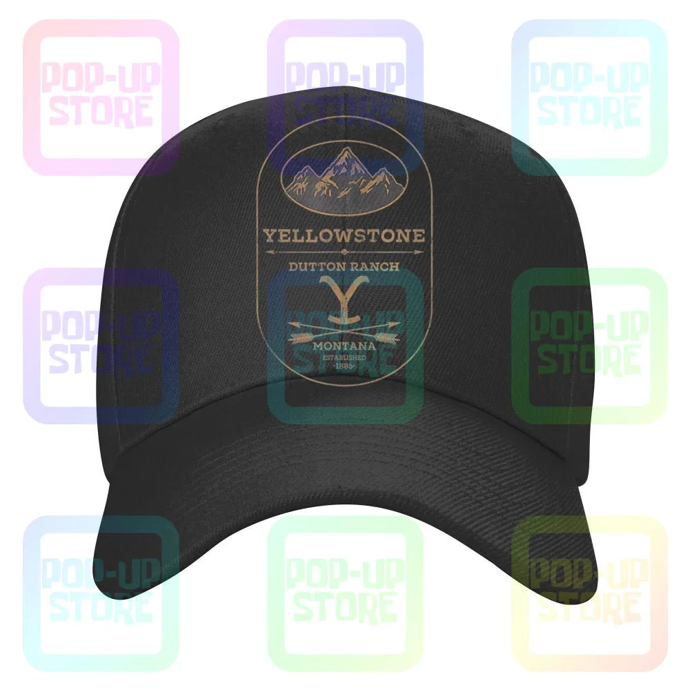 Yellowstone Dutton Ranch Montana Established 1886 Caps Baseball Cap