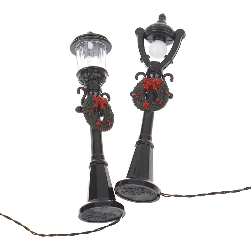 

1/12 миниатюрный кукольный домик, Рождественская уличная лампа светильник модель стула, Миниатюрные аксессуары для гостиной, кукольный домик, Декор для дома и сада