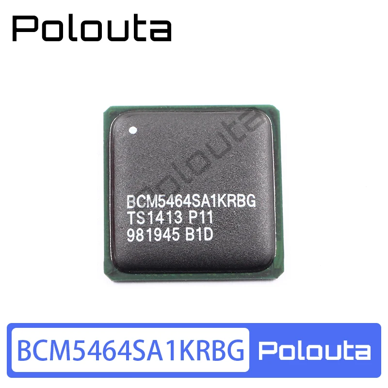 1 Pcs Polouta BCM5464SA1KRBG Vier-port Gigabit Kupfer Transceiver DIY Akustische Komponenten Kits Arduino Nano Integrated Circuit