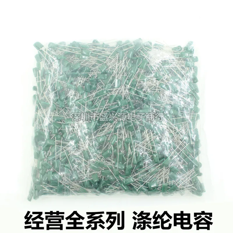 100Pcs 2J103J Polyester Condensator Mylar Cap 630V 0.01Uf 10nf P = 5Mm
