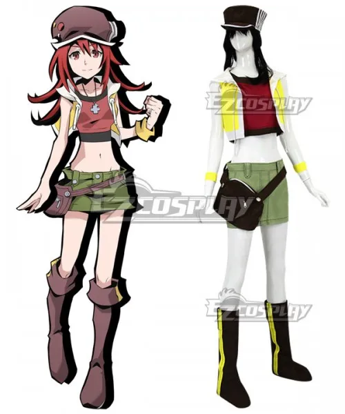 The World Ends with You: Final Remix Shiki Misaki Girls Halloween Daily Adult Summer Set Party Suit Outfit Cosplay Costume E001