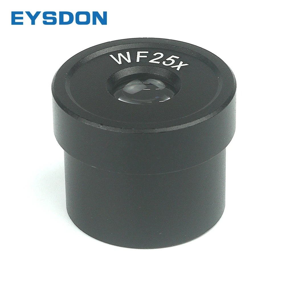 EYSDON WF25X Microscope Eyepiece 10mm Wide Field of View For 23.2mm Mount Port Biological Microscope