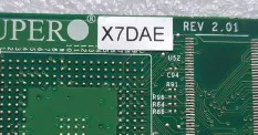 

Industrial equipment board SUPER X7DAE REV 2.01