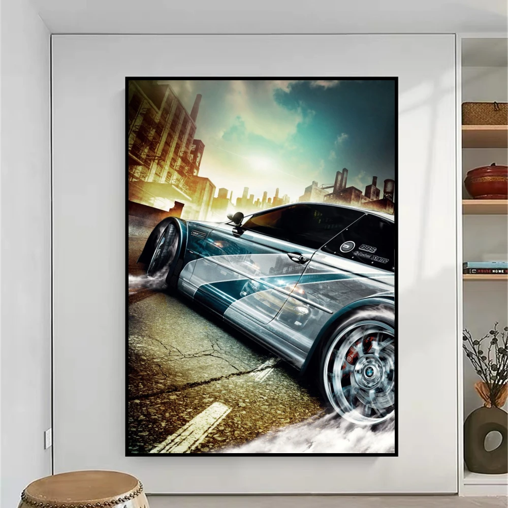 Need for Speed Most Wanted Racing Game High Definition Quality Car Wall Art Print Picture Photo Home Living Teen Room Decoration