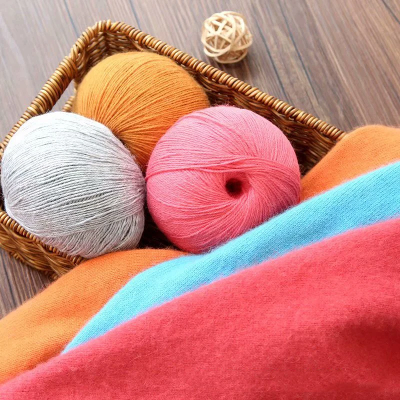 70g/set Knitting Alize Wool Yarn Imitation Mink Down Yarn Puffy Yarn Plush Thread Hand DIY Sweater Scarf Needlework рукоделие