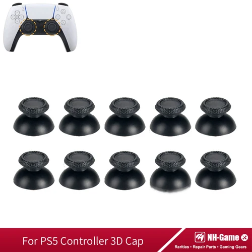 Cubierta de Thumbsticks analógicos de repuesto para controlador PS5, Joystick 3D, tapa de seta, 50/100 Uds.