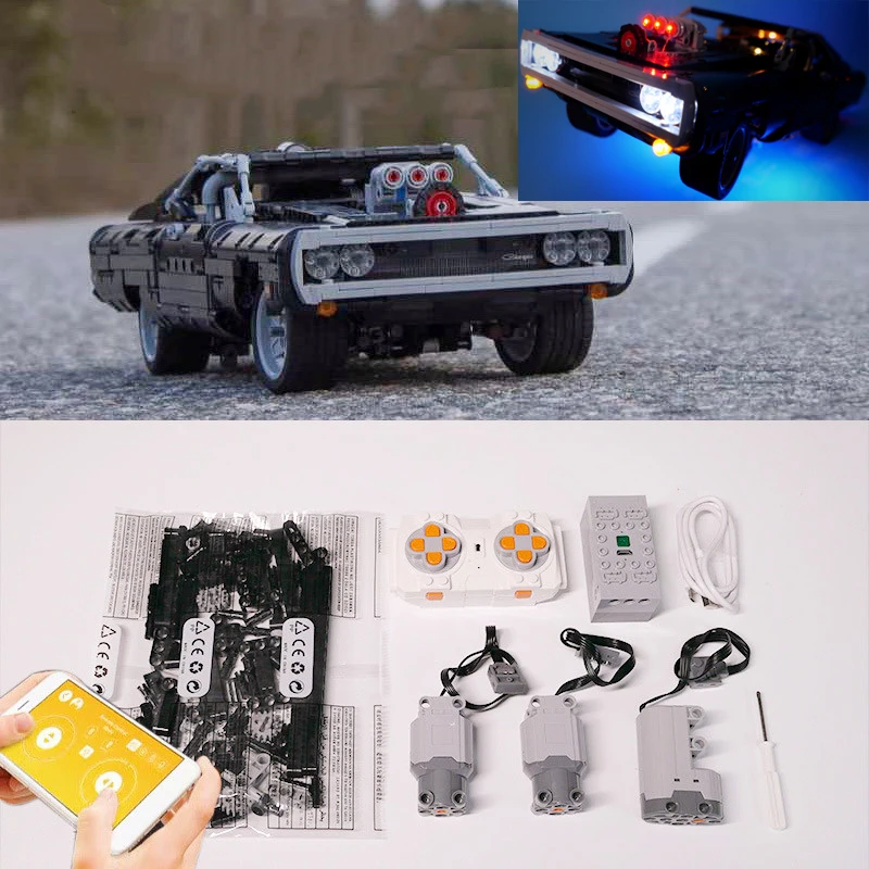 Led Light For  42111 Model Building Blocks Super Car Bricks and Motor APP Control Set