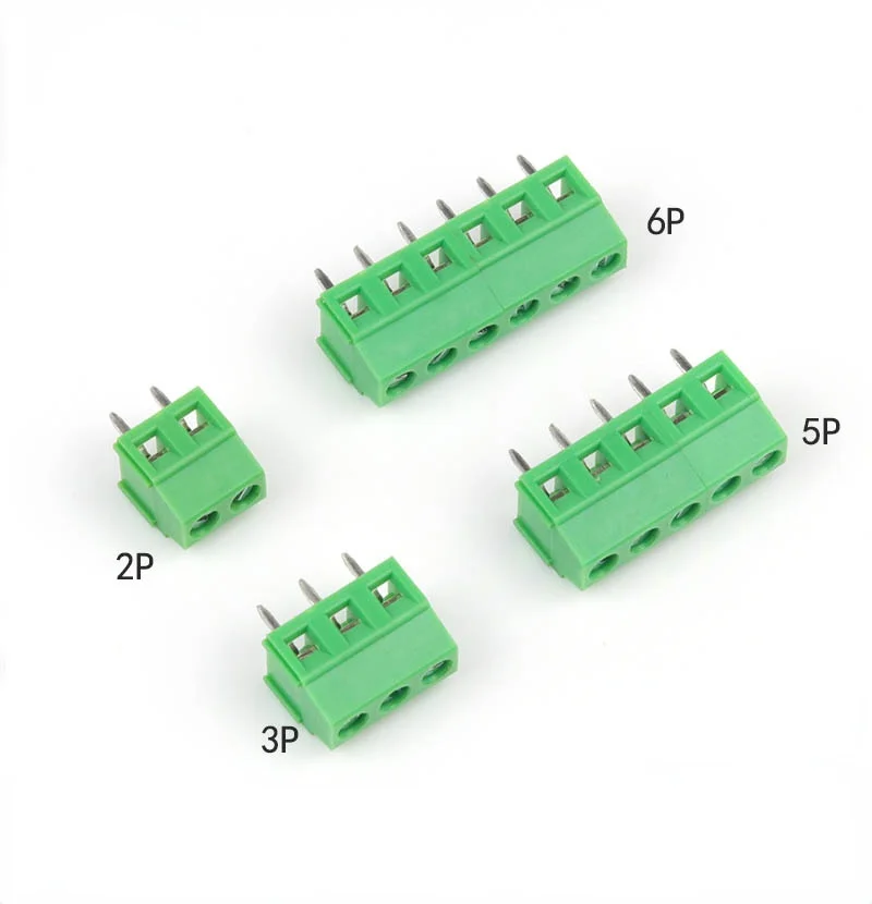 Pure Copper PCB 3.81MM Terminal 2P 3P 8P 3.81 Terminal 10A High Current Connector 128V