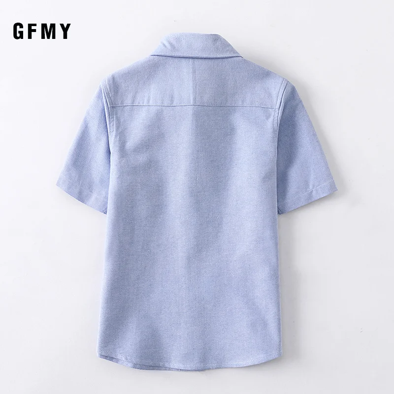 Children Shirt Summer Boys Kids Short Sleeve Top New Arrival Baby Boys Shirt School Boys Shirts Turn-down Collar Girls Shirt