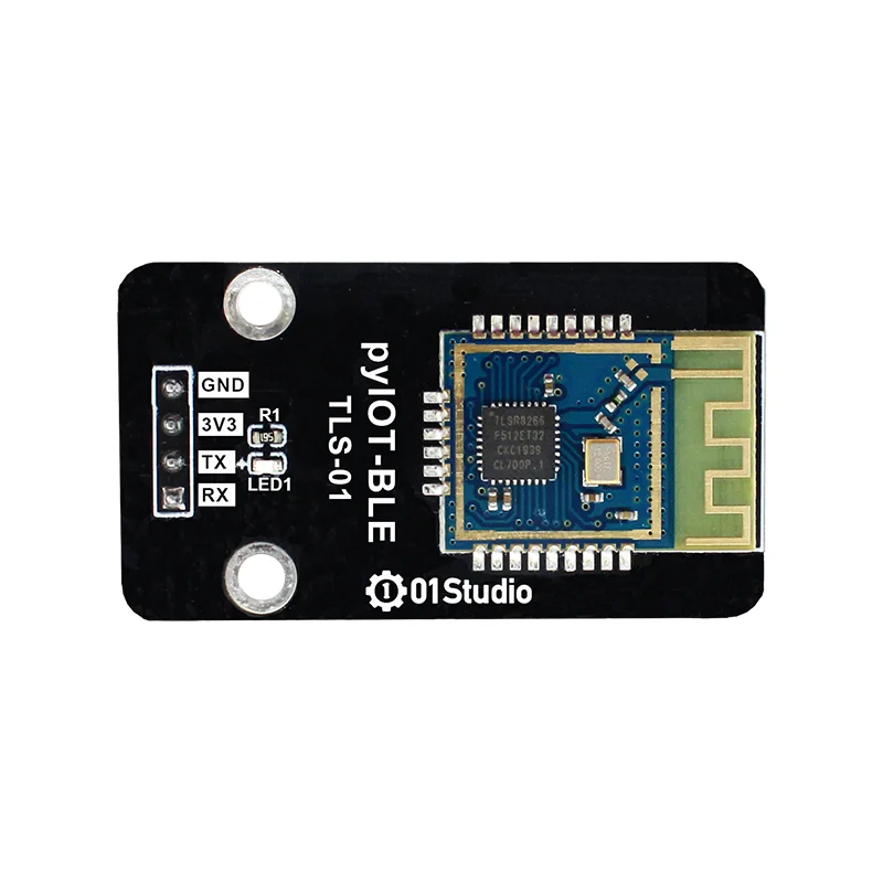 01 estúdio pyiot-ble módulo tlsr8266 uart baixo consumo de bluetooth ble 4.0 módulo placa de desenvolvimento de micropython