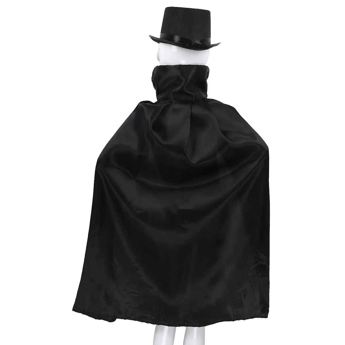 Disfraces de juego de rol de Mago para niños y niñas, conjunto de Cosplay de mago de Halloween, sombrero de copa, Capa Mágica, Kit de guantes de varita