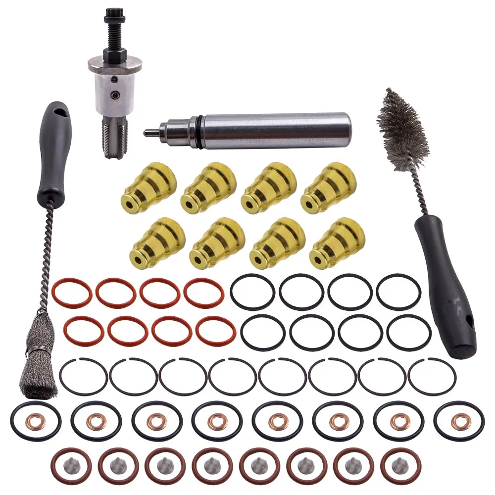 Power Stroke Diesel Engines Fuel Injector Sleeve Cup Installer Remover Tool Kit For F4TZ9F538A,XC3Z9229AB