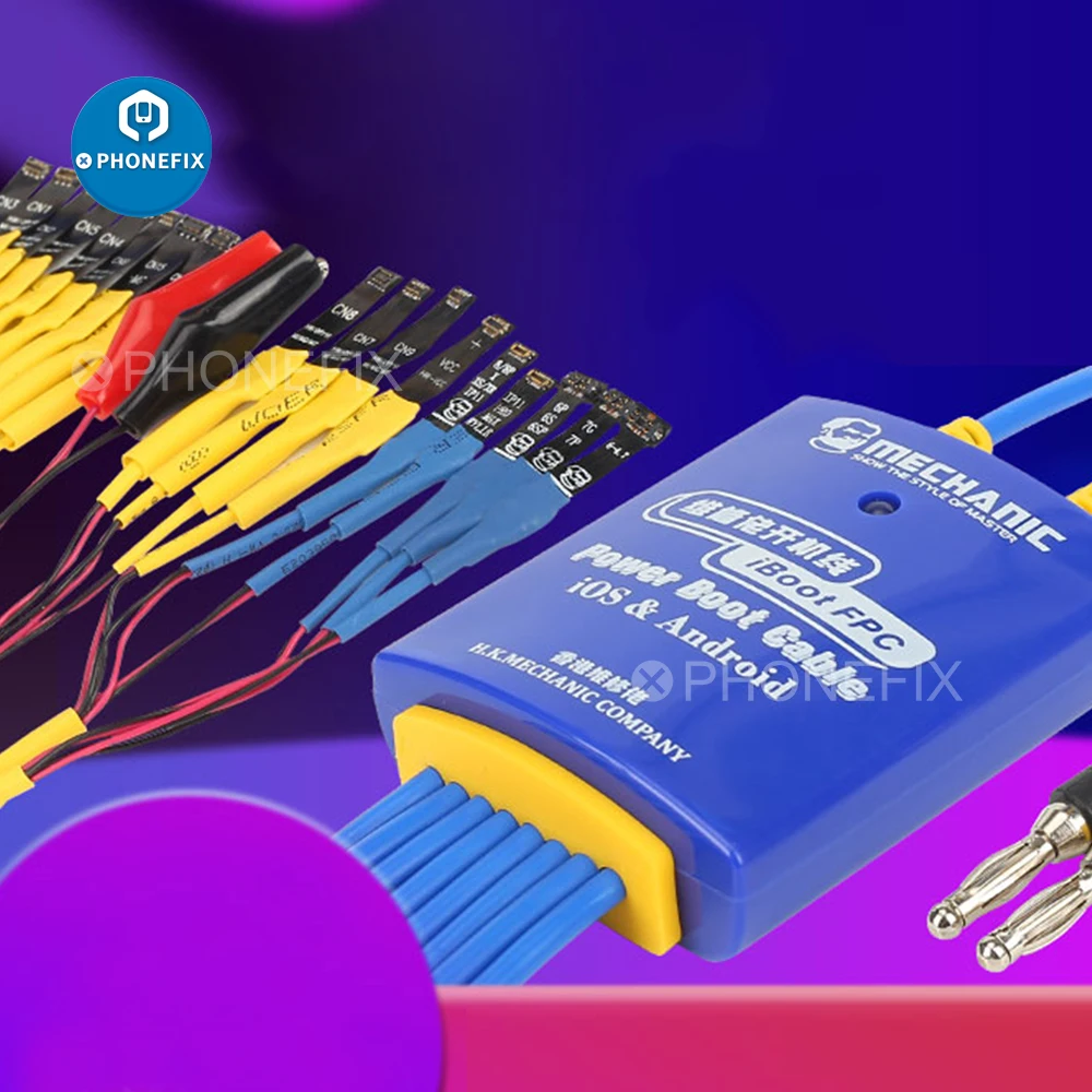MECHANIC iBoot FPC Cable de prueba de fuente de alimentación para IOS, Samsung, Huawei, Xiaomi, Línea de Control de arranque, prueba de teléfono