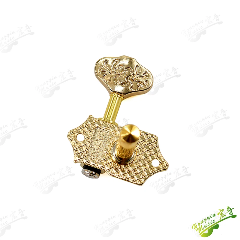 Taiwan made Guitar String Tuning Pegs Tuners Machine Heads classics open  type  golden retro  3L 3R